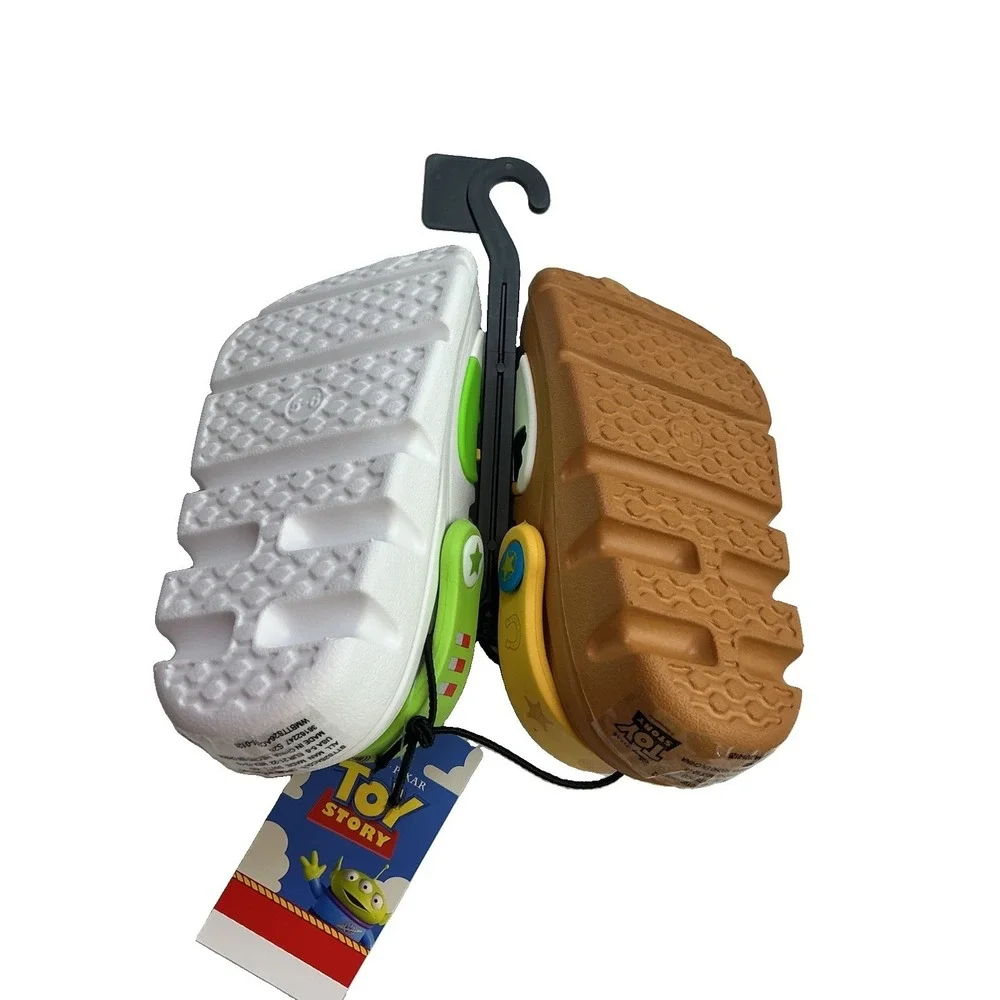 Disney Pixar Toy Story Clogs Toddler Sandals Buzz Lightyear Woody Sz 5/6